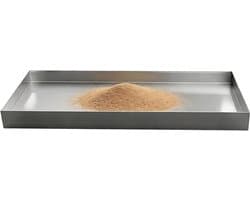 Opvangbak Wasmachines - Lekbak RVS - Water Opvang - Hoge Rand - 70x60cm - Zilverkleurig