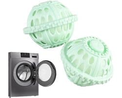 Wasbal - Wasbol - Kleding Beschermen - Anti-klit ontwerp - 85 x 7 cm - Groen