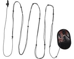 Camping Drooglijn - Kledinglijn Lanyard - Buiten Ophangen - Eenvoudig te Installeren - 320 cm - Diverse Kleur
