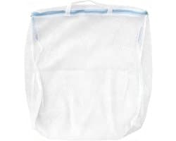 Set van 3 Herbruikbare Waszakken, Grote Wasnetten voor de Wasmachine met Rits, Ideaal voor Reizen en Organisatie, 50 x 60 cm en 17 x 15 cm