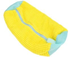 NTHProducts - Schoenwaszak - Herbruikbare waszak voor schoenen - Beschermt tijdens het wassen - Geel - Wasmachinebestendig - Geschikt voor alle soorten...