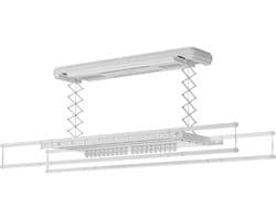 Wasophoogte® Elektrisch Droogrek - Plafonddroogrek Classic - Droogrek - Droogrek Elektrisch - Plafond Droogrek - 35 kg draagvermogen