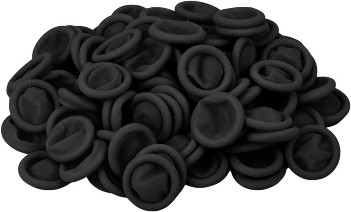 100 Stuks Antistatische Vingerbeschermers van Latex - Rubber Finger Cots voor Schoon en Droog Gebruik, Ideaal voor Elektronica en Medisch Gebruik — afbeelding 1