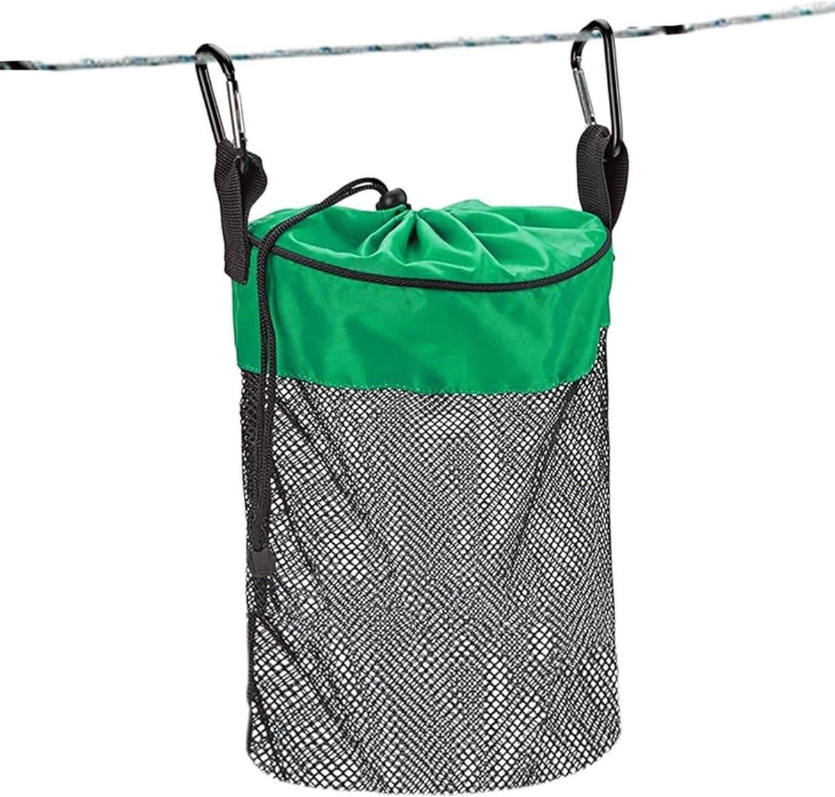 Wasknijperhouder - Wasknijperzak - Wassen Buiten - Verstelbare Schouderband - 305 x 203 cm - Groen — afbeelding 1