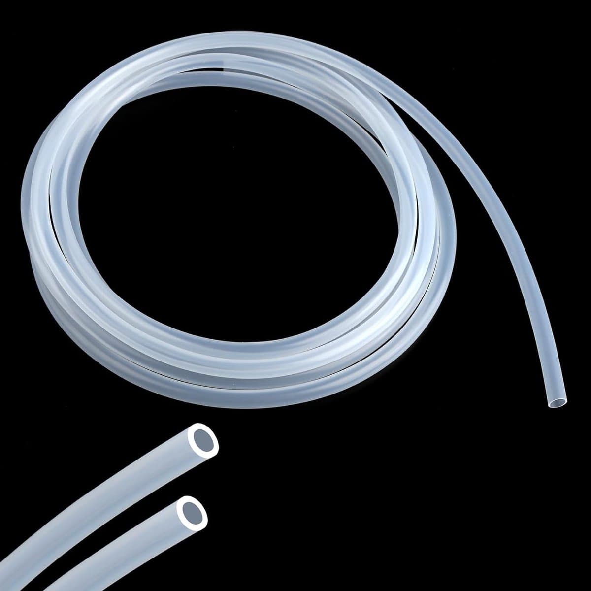 Flexibele Voedselveilige Siliconen Slang van 4m, 8mm ID x 10mm OD, Transparante Slang voor Water en Lucht, Ideaal voor Pompoenoverdracht en Tuinieren — afbeelding 1