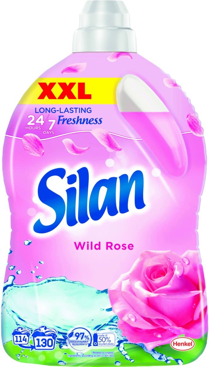 Silan Wasverzachter - Wild Rose - 2860ml - 130 Wasbeurten - Grootverpakking — afbeelding 1