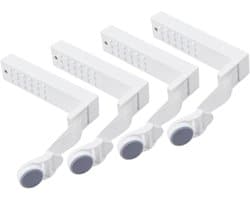 Dekbedclips - Hoekbevestiging voor bedlakens - set van 4 beddengoedklemmen - voor bedlakens/bevestigingsriemen voor bedlakens ter bescherming van de matras、veilige grijpers voor bankkussensv