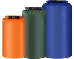 3 Stuks Waterdichte Opbergzakken,Geschikt voor buitenactiviteiten