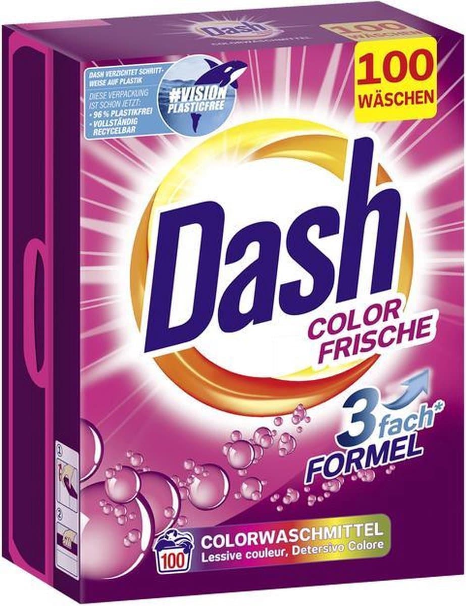 Dash Waspoeder - Color Frische 100 Wasbeurten - 6kg — afbeelding 1