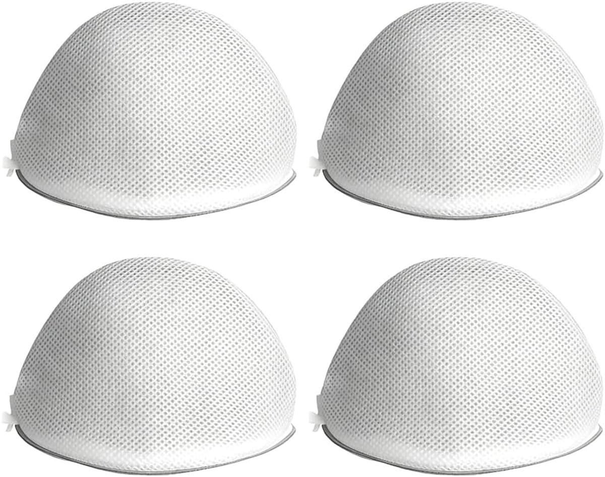 Wasnet voor delicate was, 4 stuks, 18 x 19 cm, waszak voor ondergoed, lingerie en kleine kledingstukken — afbeelding 1