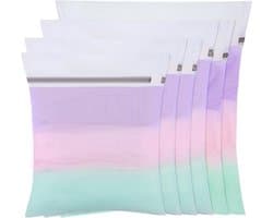Set van 6 Wasnetten voor Wasmachine - Waszakken in 4 Maten met Rits voor Kleding, Ondergoed en Babykleding