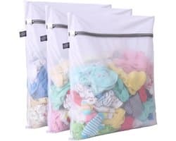 Mesh Waszak voor Wasmachine met Rits, Ideaal voor Delicate Kleding, Lingerie en Kleine Speelgoedstukken, Beschermt en Organiseert Wasgoed tijdens het Wassen en Drogen