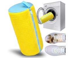 Dailygoods - Schoenwaszak, wasmachine, duurzame en herbruikbare schoenen, waszak, sneakers, wasnet, schoenen met ritssluiting, waszak, schoenen voor wasmachine en droger