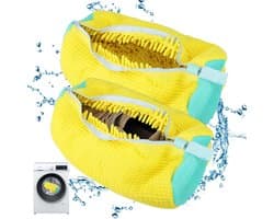 Dailygoods- Schoenwaszak - Innovatief ritsontwerp - Herbruikbaar wasnet - 39 x 19 cm - Bescherming voor schoenen - Lichtgewicht en draagbaar - Sneakerwaszak