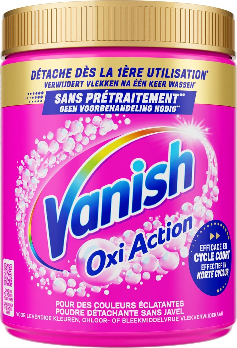Vanish Oxi Action Vlekverwijderaar Poeder - Gekleurde Was - 940g — afbeelding 1