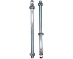 Wedge Anchors - Metaalpluggen Beton - Bevestigen in Steen - Verzinkt Staal - M16 x 300mm - Zilverkleurig