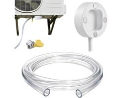 Afvoerset Airco - Condenswater Slang - Efficiënt Afvoeren - Magnetische Bevestiging - 18 m Lengte - Transparant