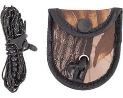 Waslijn voor reizen - Droogtouw camping - Buitenwas drogen - Winddicht en antislip - 3.5 meter - Camouflage