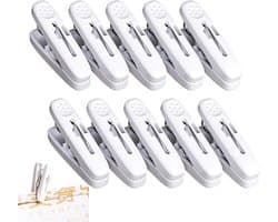 Kledingklemmen - Wasknijpers - Kleding Drogen - Winddicht Antislip - 10 Stuks - Wit