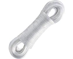 Waslijn 30 m - Stalen kern - Zware belasting - Roestvrij - Waterdicht - Draagvermogen 220 kg - Wasdraad