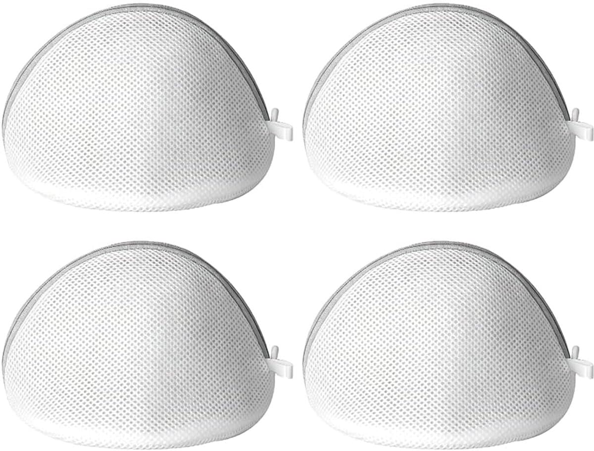 SnelShoppen - 4 stuks wasnet voor wasmachine, waszak voor beha's, ondergoed en sokken, waszak met ritssluiting, fijn netweefsel voor dagelijkse verzor — afbeelding 1