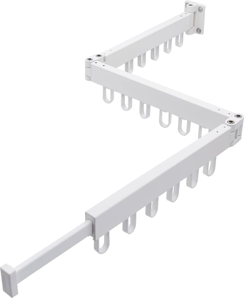 Wanddroogrek inklapbaar - wand droogrek - wanddroogrek uitschuifbaar — afbeelding 1