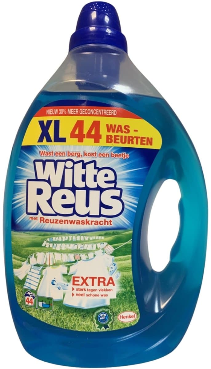 Witte Reus Gel - 44 wasbeurten - Vloeibaar - Wasmiddel — afbeelding 1