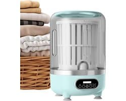 Draagbare wasmachine, wasmachine met drie programma's, compacte wasmachine – geschikt voor babykleding, beddengoed, dierenkleding, reizen, appartementen, hotels, enz. – groene uitvoering met een inhoud van 3 liter.