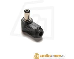 DC connector 2.5x5.5 male Haaks 5.5x2.5