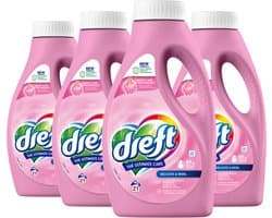 Dreft vloeibaar wasmiddel 84 wasbeurten 'Delicate & Wool' - 4x 21 wasbeurten (4 x 945ML)