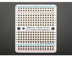 Prototyping board PermaProto quarter-sized breadboard PCB Adafruit 1608