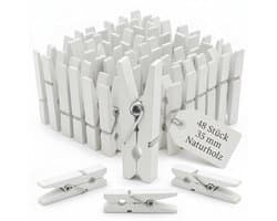 Allecto - Mini-wasknijpers - Houten knijpers - voor knutselen