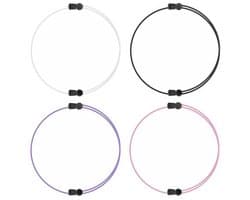 Dailygoods- Kledingtouwen 4 Stuks - Elastische Kledingtouwen - Verstelbare Kledingtouwen - Gereedschap voor Kleding - Accessoires voor Kleding - Duurzaam Touw 91 cm - Kledingaccessoires