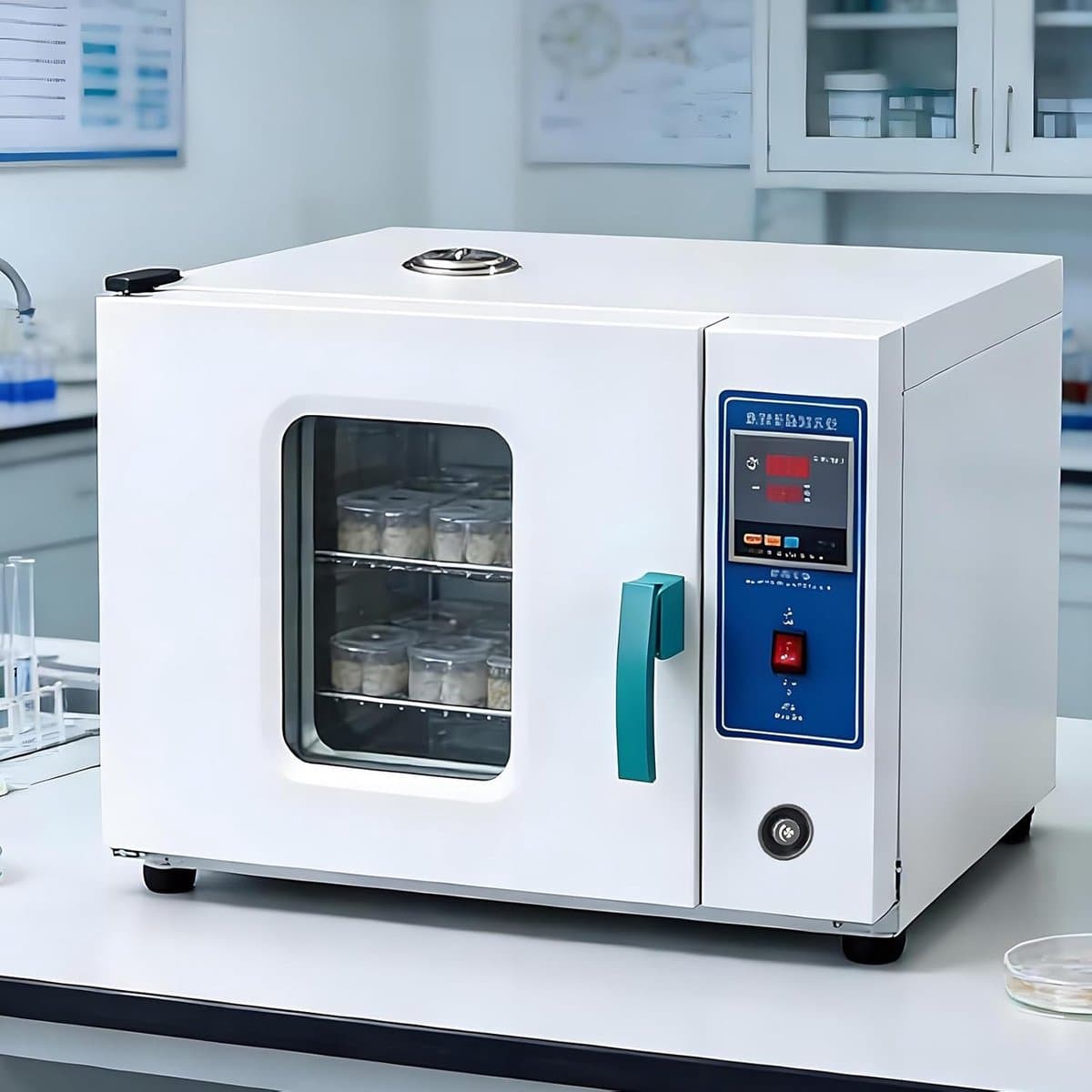 Droogoven Laboratorium - Verwarmingsoven - Efficiënt Drogen - Intelligente Temperatuurregeling - 16L 25x25x25cm — afbeelding 1