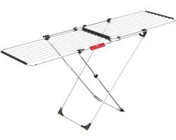 Doble wasrek uittrekbaar - 22 m drooglengte - Wit - 61 x 19,5 x 130,5 cm
