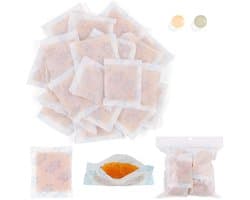 Gel Regenerable Desiccant,20 g x 24 stuks Silica Beads Orange,Silica