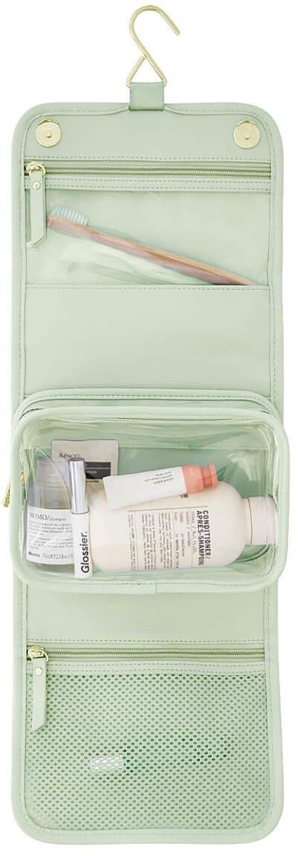 Dailygoods - Sage Green Kleine Hangende Waszak - Perfect voor Reizen — afbeelding 1