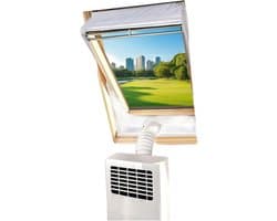 Raamafdichtingsset voor mobiele airco's, accessoire voor afvoerslang | Afvoerset voor mobiele airco's in huizen, appartementen, boerderijen, studentenkamers en andere ruimtes –230cm