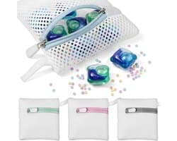 Waszakken, anti-klevende waspod-zakken, duurzame polyester opbergzakken voor geurende kralen, reiswasorganizer, beschermen delicate kleding