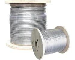 Staalkabel Set - Roestvrij Staal Kabel - Waslijn Ophangen - PVC Gecoate Bescherming - 100 Meter - Transparant