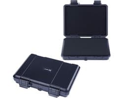 HC-2110 Mini Hard Koffer Droogbox met Schuim, Binnenmaat 21x15x3.8cm, IP66 spatwaterdicht, Geschikt voor mobiele telefoons, gereedschap, kleine apparaten en meer