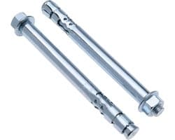 Hulsanker Set (2 stuks) 12x99 mm - Zeskantige Moer - Pluggen voor Beton en Metselwerk