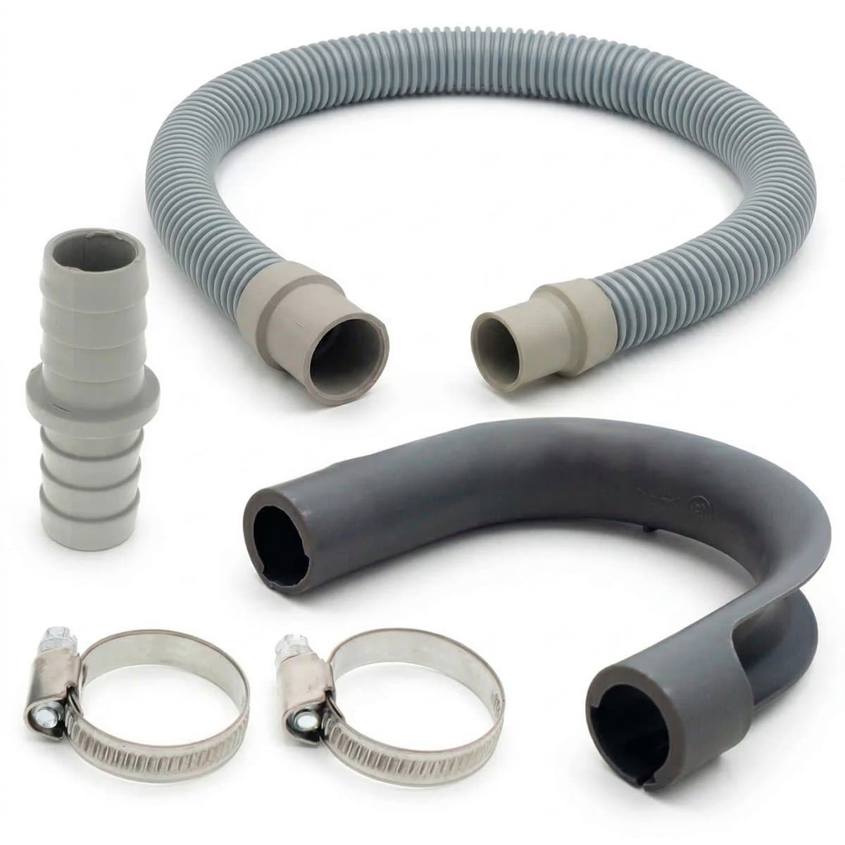 Cheqo® Afvoerslang Verlengset - Afvoerslang Verlenger - Afvoerslang Verlenging - Afvoerslang Set - Afvoerslang - Afvoer Slang Verlengstuk - Afvoer Slang Verlenger - Afvoerdoorverbinder — afbeelding 1