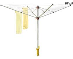 RFWR® Droogmolen Comfort Plus 600 - Hoogte verstelbaar van 140-175 cm, voor 5-6 wasbeurten, met beschermhoes