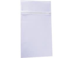 MSV Waszak voor kwetsbare kleding wasgoed/waszak - wit - XL size - 60 x 90 cm