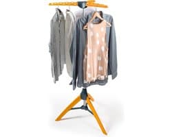 Tatkraft Palm- Inklapbaar Droogrek - Metaal/Kunststof - Oranje/Zwart