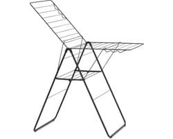 Brabantia HangOn Droogrek 20m - Inklapbaar Wasrek - Matt Black