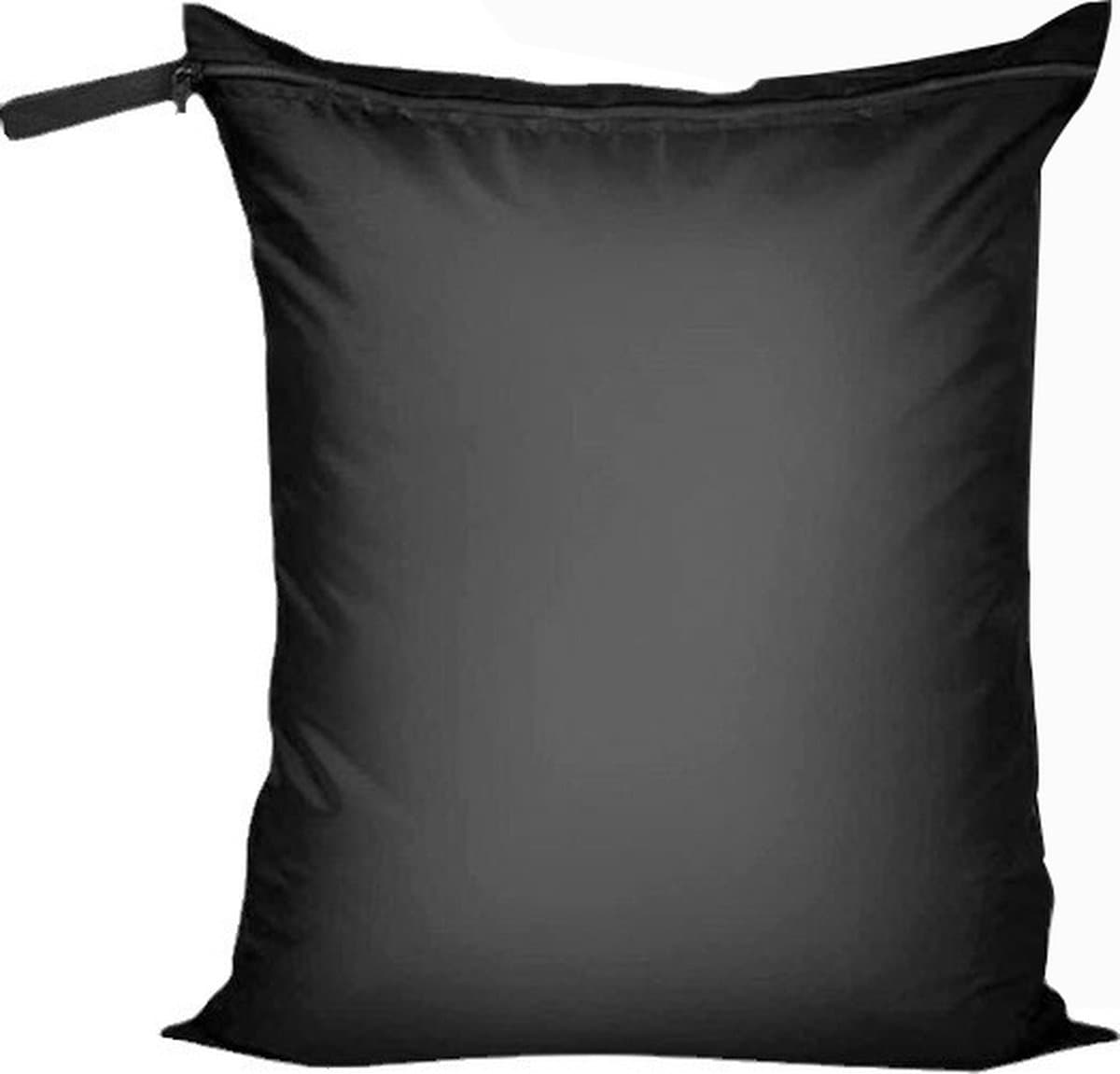 Waterdichte natte droge waszak, vuile waszak, reistas voor natte kleding met ritsen, stoffen luiertassen, multifunctionele waszakken, organizer, opbergtas voor badpakken, sportschool (1 stuk,28 x 45 inch) - zwart - 2XL - 70x115cm — afbeelding 1