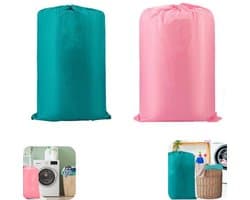 2 stuks opbergzakken - vuile waszak - reistas - bagagezak - opbergaccessoires - geschikt voor reizen, toerisme, kamperen (meerdere kleuren, 92*61cm)