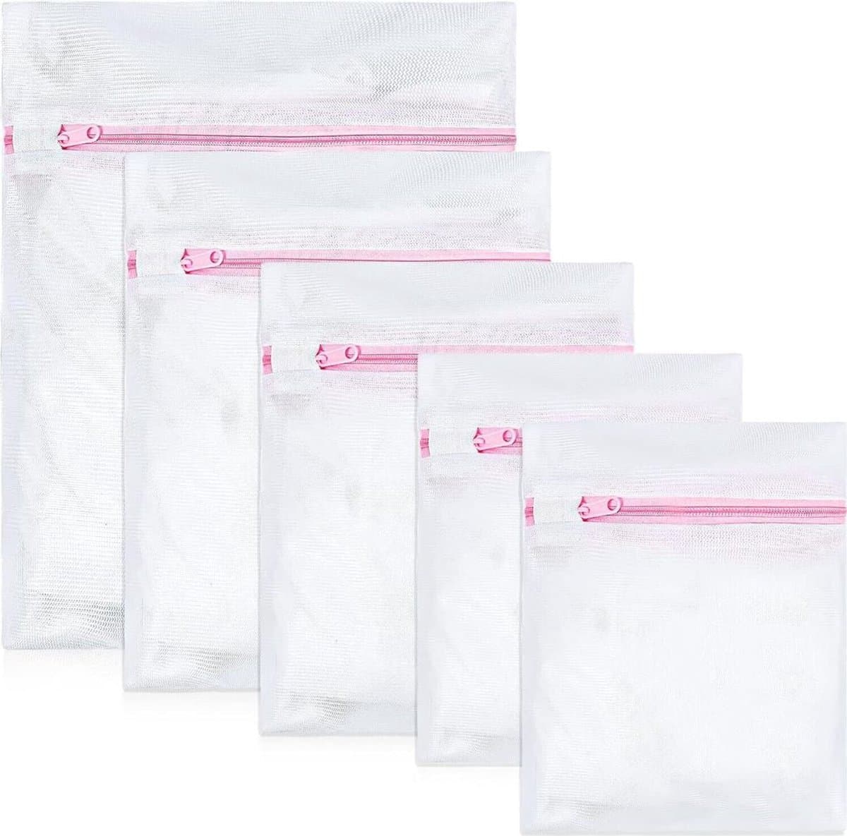 Deze wasnetset is Geschikt voorzien van een ritssluiting en gaas, waardoor hij geschikt is Geschikt voor het wassen van delicate kledingstukken, overhemden, bh's, lingerie en babykleding. — afbeelding 1